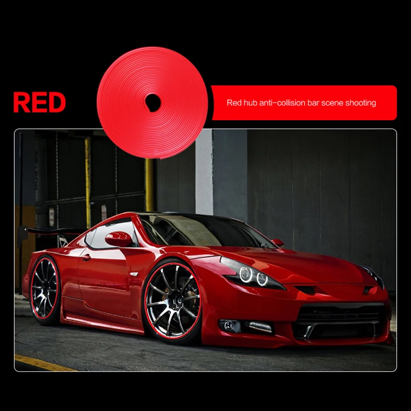 LARATH Car Styling Car Wheel Hub Tire Sticker Strip Wheel