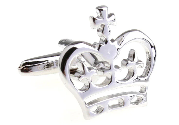 

2015 Limited Top Fashion Classic Lepton Cufflinks Men's Designer High Grade Engraved Crown Gift Cufflink For Man Free Shipping