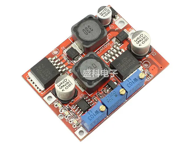 

LM2596 LM2577 DC Auto Boost Buck Converter 4-35V to 1-25V 5V 12V 19V 24V 4A Step up / down voltage Regulator CC CV Charging