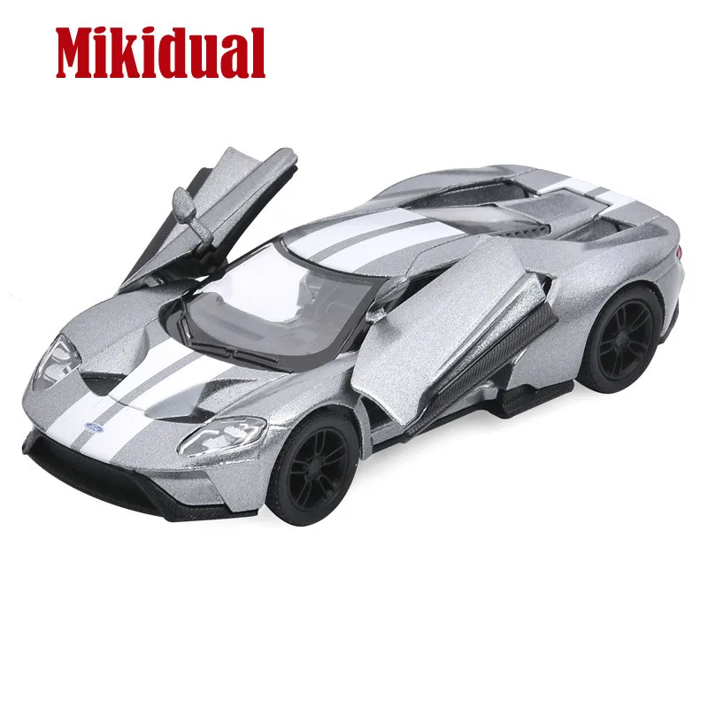 

Mikidual Toys for Children Die-cast Metal Car Models Pull Back Vehicles in bulk 1:38 Ford GT Sports Car