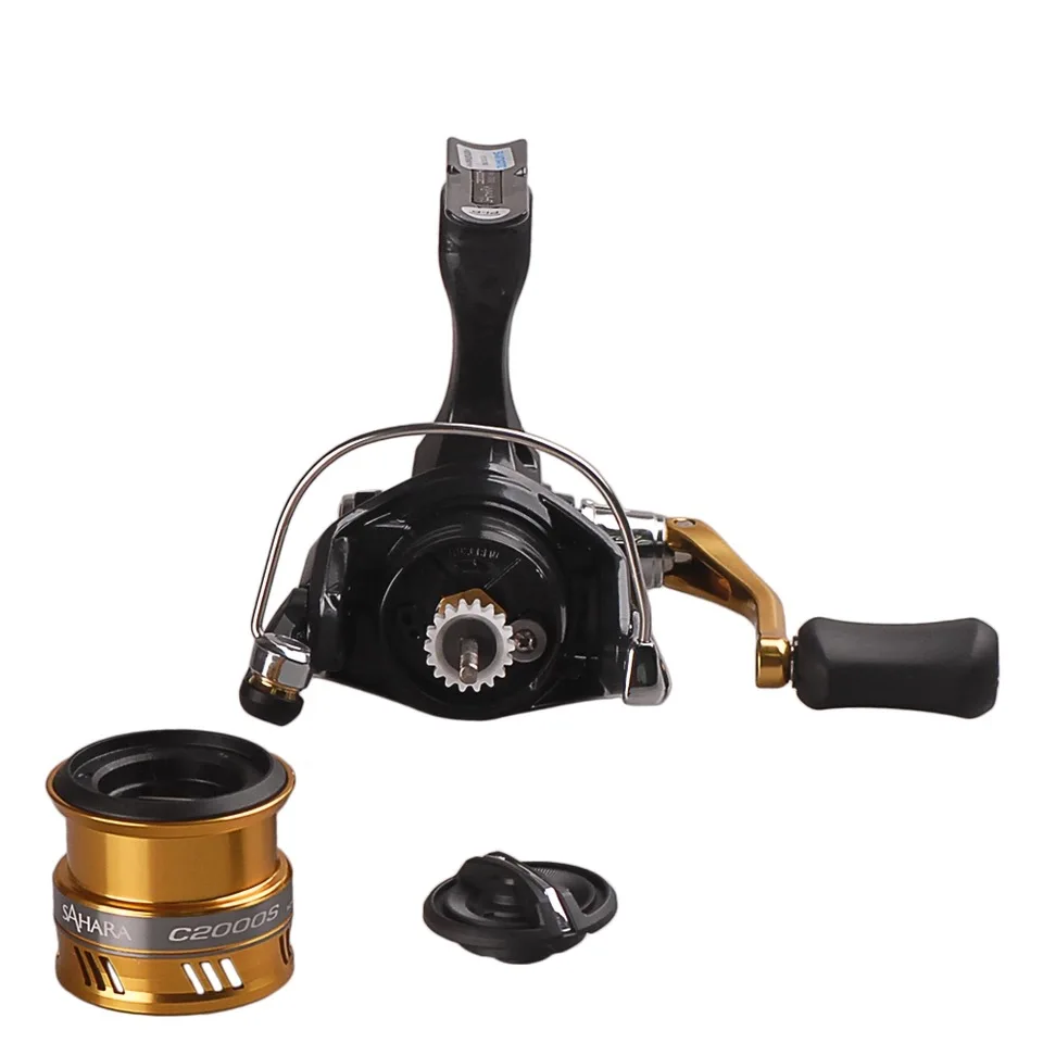 100% оригинал SHIMANO SAHARA C2000HGS 2500HGS C3000 спиннинговая Рыболовная катушка 5BB Hagane Gear