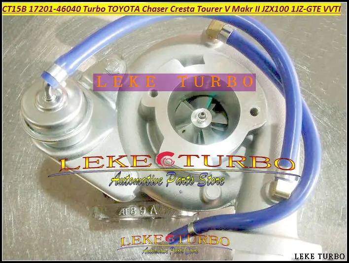 CT15B 17201-46040 17201 46040 Turbo Turbocharger For TOYOTA Makr II Chaser Cresta Tourer V JZX100 1JZ 1JZ-GTE VVTI (2)