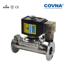 HK0018 2 W SS304 санитарный Соленоидный клапан