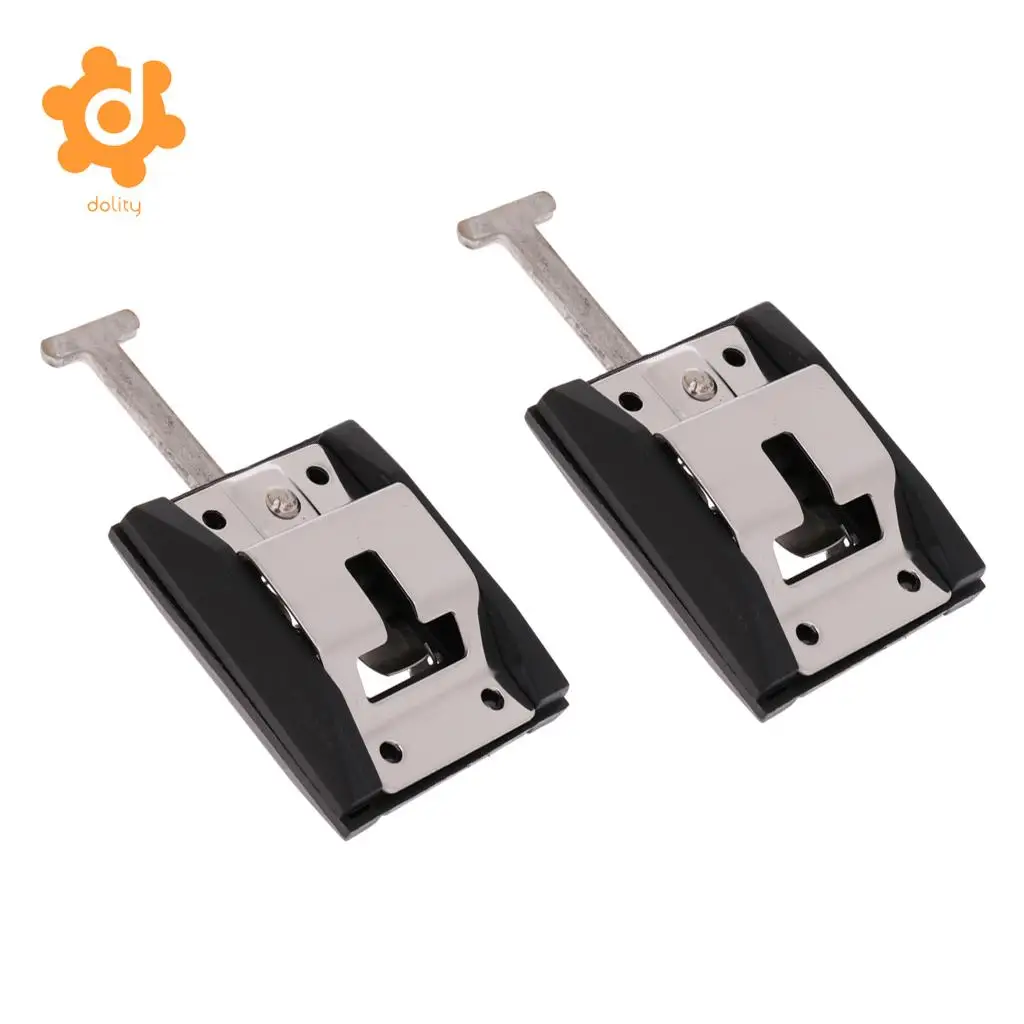 2 Pieces Truck Trailer Stainless Steel Hasp Lock Door Gate