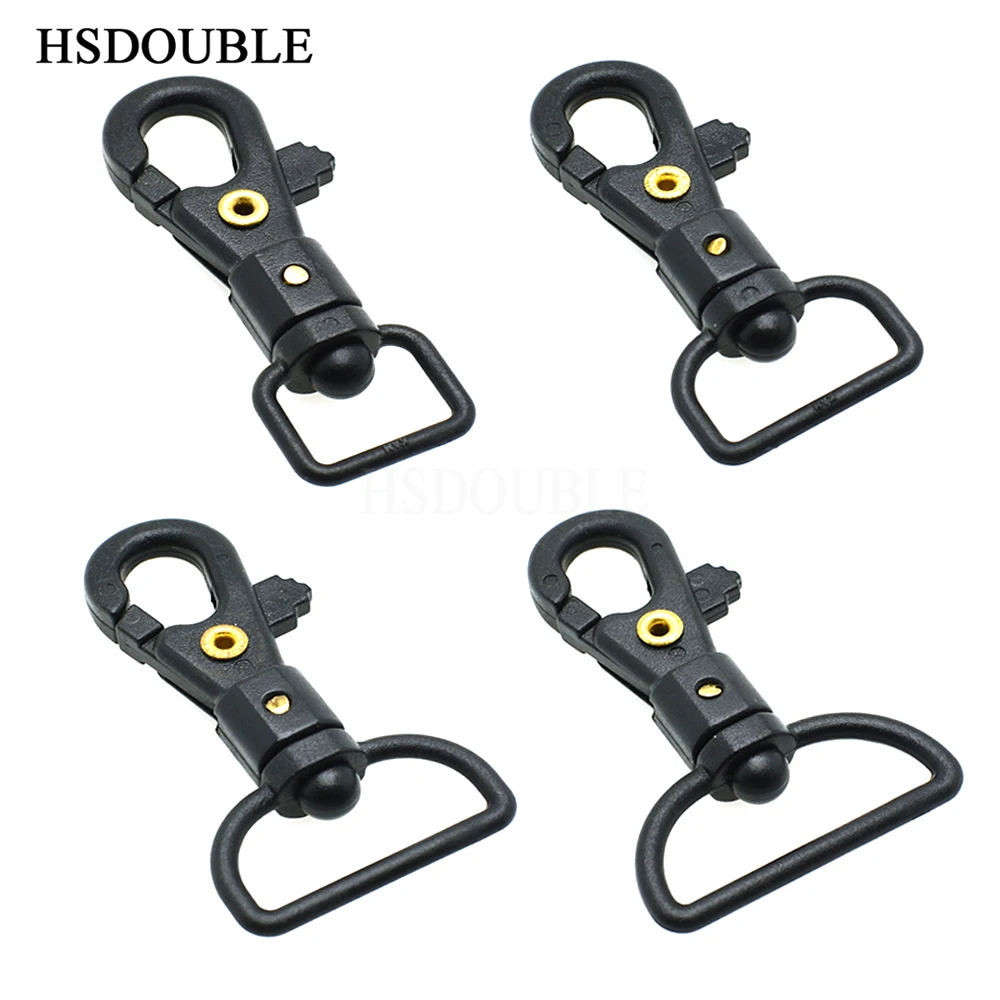 Plastic Swivel Snap Hook For Weave Paracord Lanyard Buckles Backpack Straps bing Blackin