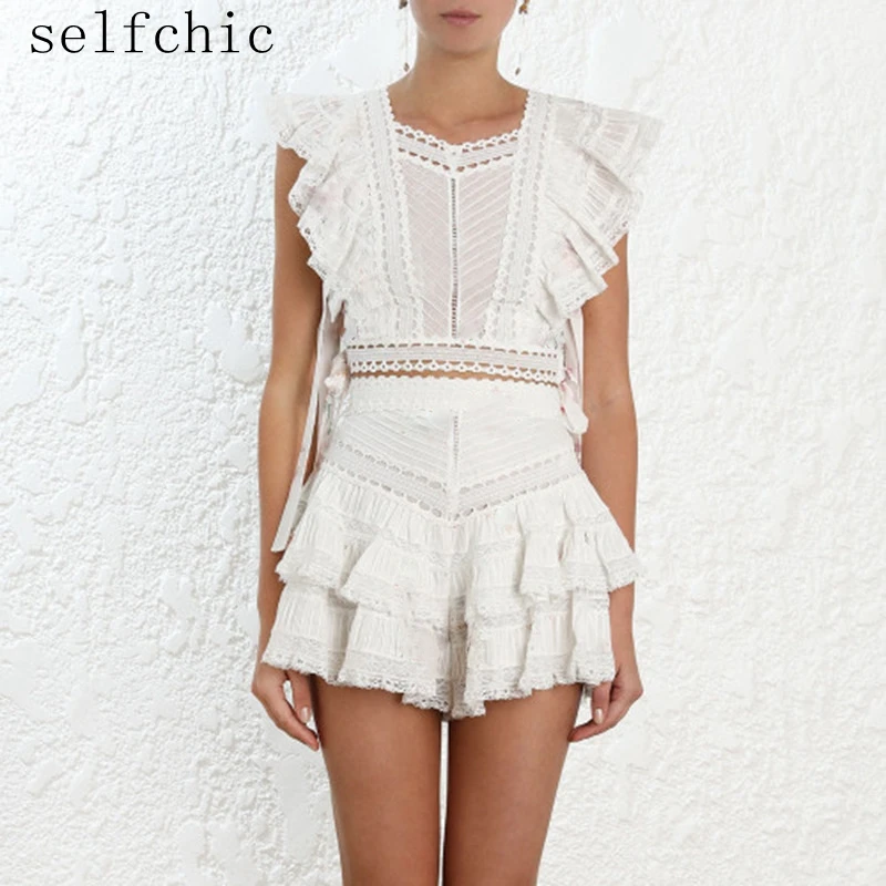 

Women Black White Two Piece Set 2019