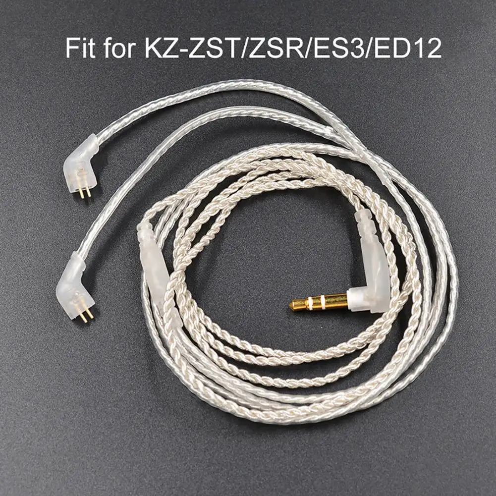 

Hot 1.2m Replacement 2.5mm TRRS 0.75mm 2Pin Earphone Cable for KZ-ZST/ED12/ES3/zSR