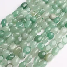 Бусины из натурального камня 6-8 мм нерегулярные авантюрин Бусины из нефрита для изготовления ювелирных изделий браслет ожерелье 15 дюймов