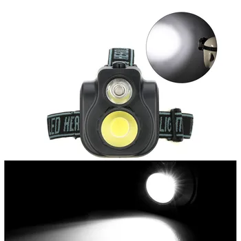 

1pcs Mini Helmet LED HeadLight Flashlight Car Inspection light Multifunction Motorcycle head-mounted Emergency Lamp