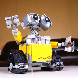 687 шт. Лепин 16003 идея Робот WALL E Строительный набор Наборы детские развивающие Игрушечные лошадки кирпичи Конструкторы bringuedos DIY подарки