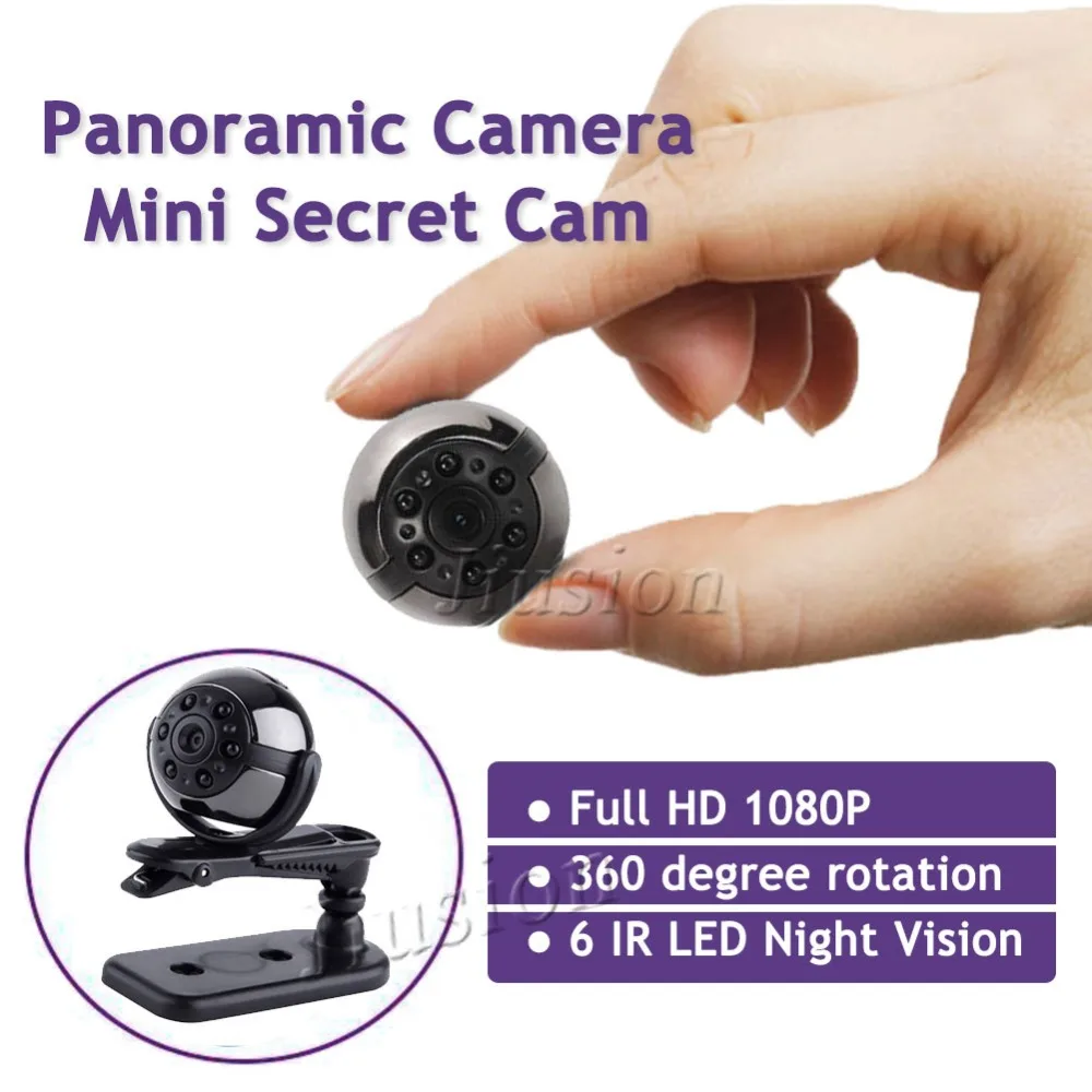 

HD 1080P SQ9 Mini Camera Car Helmet Bicycle Action Camcorder 360 Degree Rotation Digital Video Audio Recorder Micro Cam