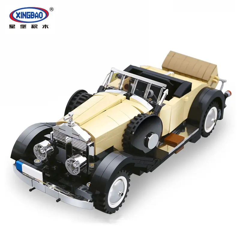 

XingBao 03007 810Pcs Creative Block MOC Technic Series The Rolls-Royce Noble Set Educational Building Blocks Bricks Toy Model