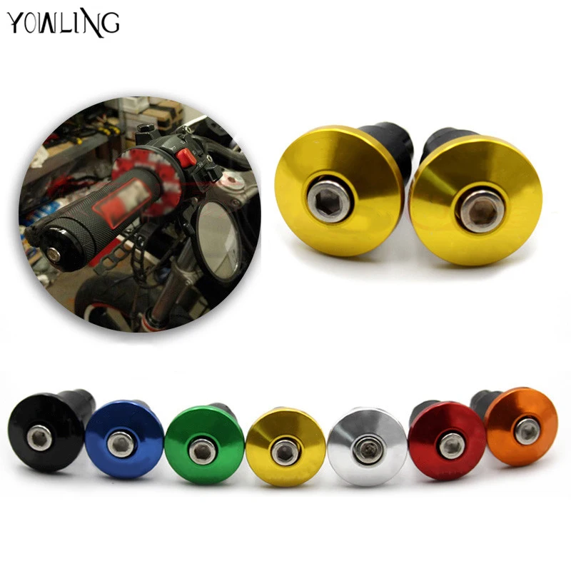 Руль мотоциклетный универсальный 7/8 дюйма из алюминия для YAMAHA R1|grips bar end|universal