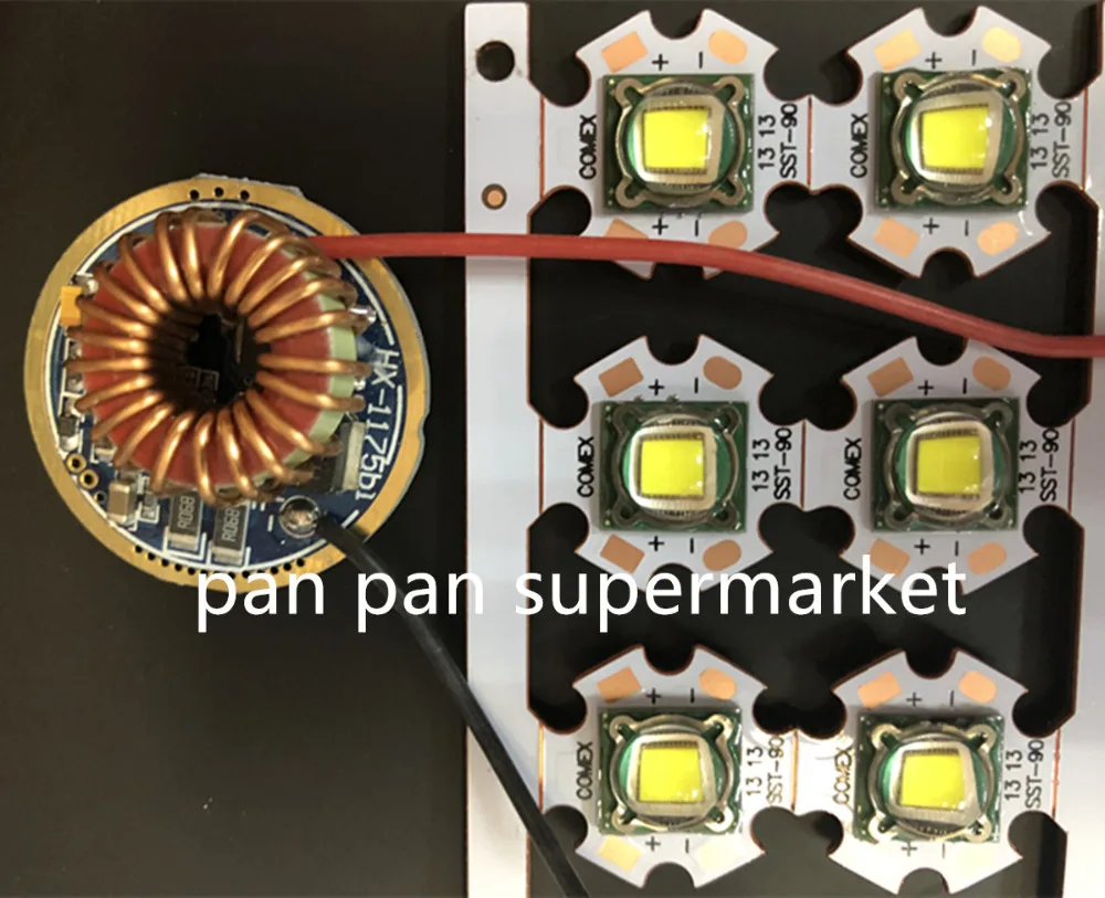 SST-90 30 Вт светодиодный излучатель 2250LM белый 6500K модуль PCB 20 мм медь+ SST-90 светодиодный драйвер