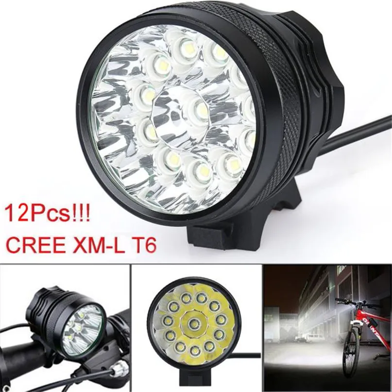 Super Bright Bicycle Lamp Bike Front Light Headlight Outdoor Cycling Fishing Camping Torch bisiklet aksesuar #2A26 (4)
