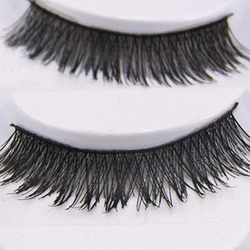 

5 Pairs Man-made Black Thick Cross Eye Lashes Extension Makeup False Eyelashes