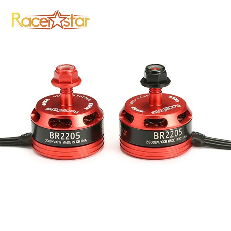 Racerstar 2205 BR2205 2300KV 2 4S бесщеточный двигатель CW CCW для QAV250 ZMR250 260 280 гоночных