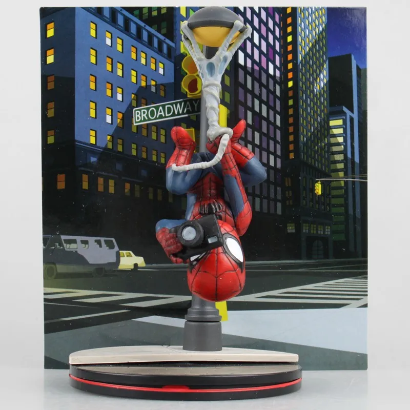 

Spider-Man Street Lamp Ver. Action Figure 1/9 scale painted figure Scene PVC Figure Collectible Toy 14cm KT4095