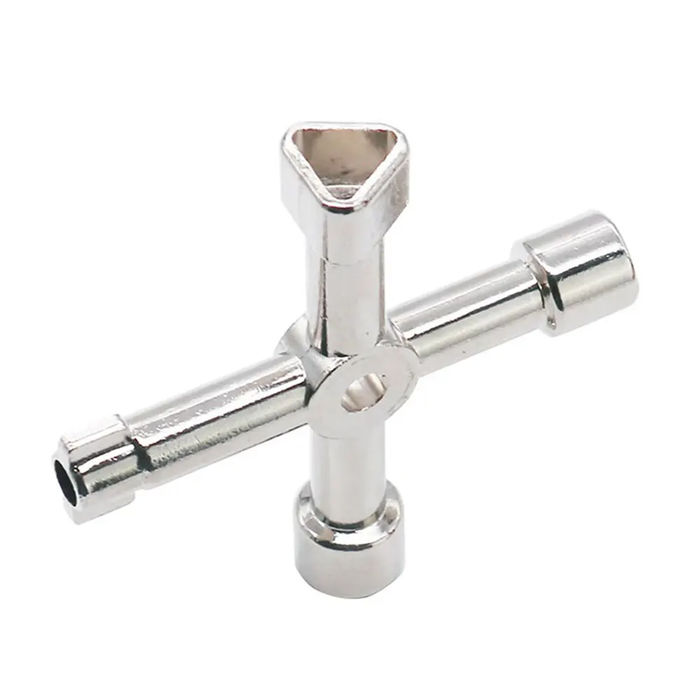 Chiave Multifunzione 4 Vie Per Contatori | Chiave Per Elettricista E Idraulico | Professionale