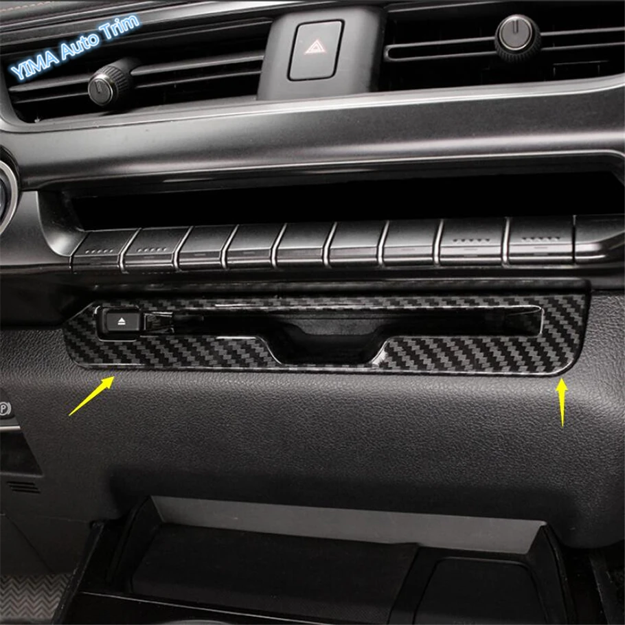 

Lapetus Car Styling Garnish Lamp Front Middle Switch Parking CD Panel Trim Fit For Lexus UX 200 250H 2019 Matte Carbon Fiber ABS