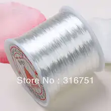 5 Rollsx10M белый эластичный шнур для бисероплетения/нить 0,8 мм/diy(w00426