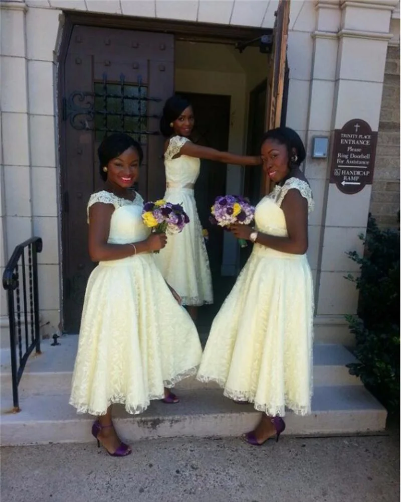 Yellow African Wedding Dresses