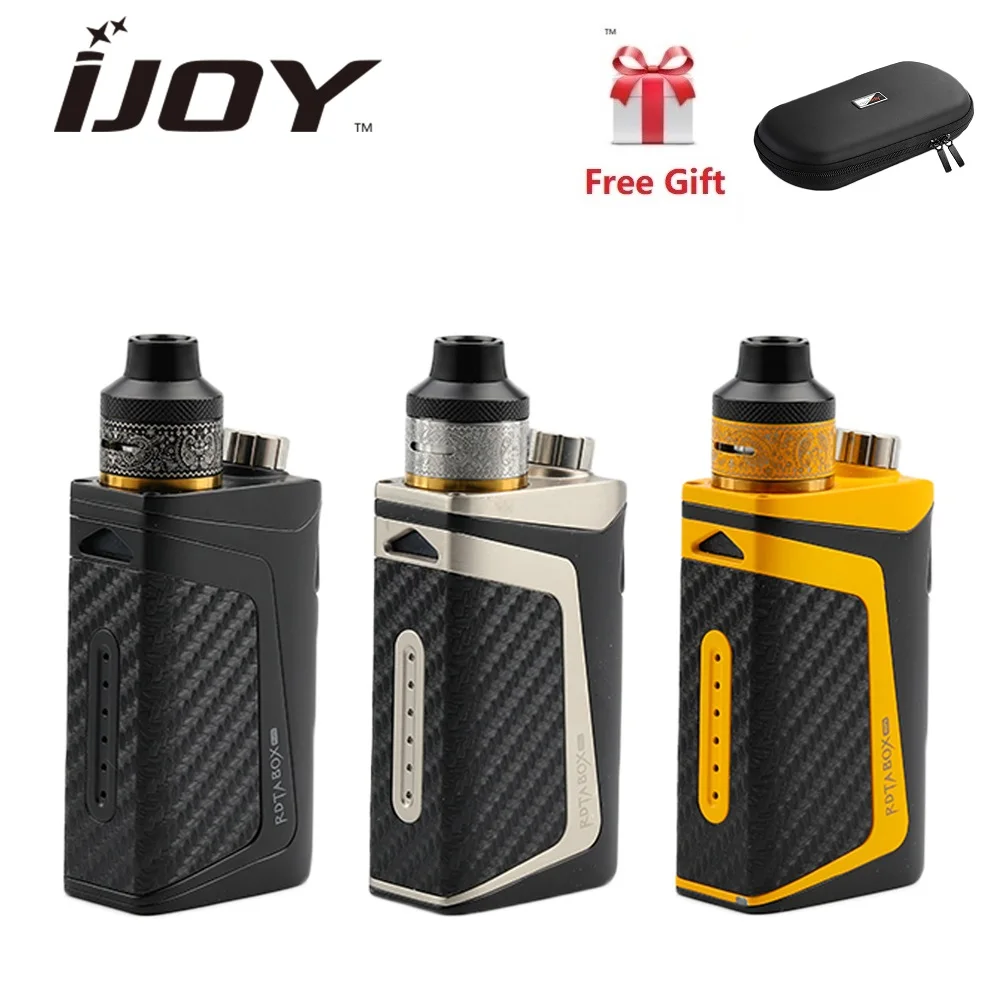 Оригинальный набор IJOY RDTA BOX Mini 100 Вт встроенный аккумулятор 2600 мАч и емкость 6 мл