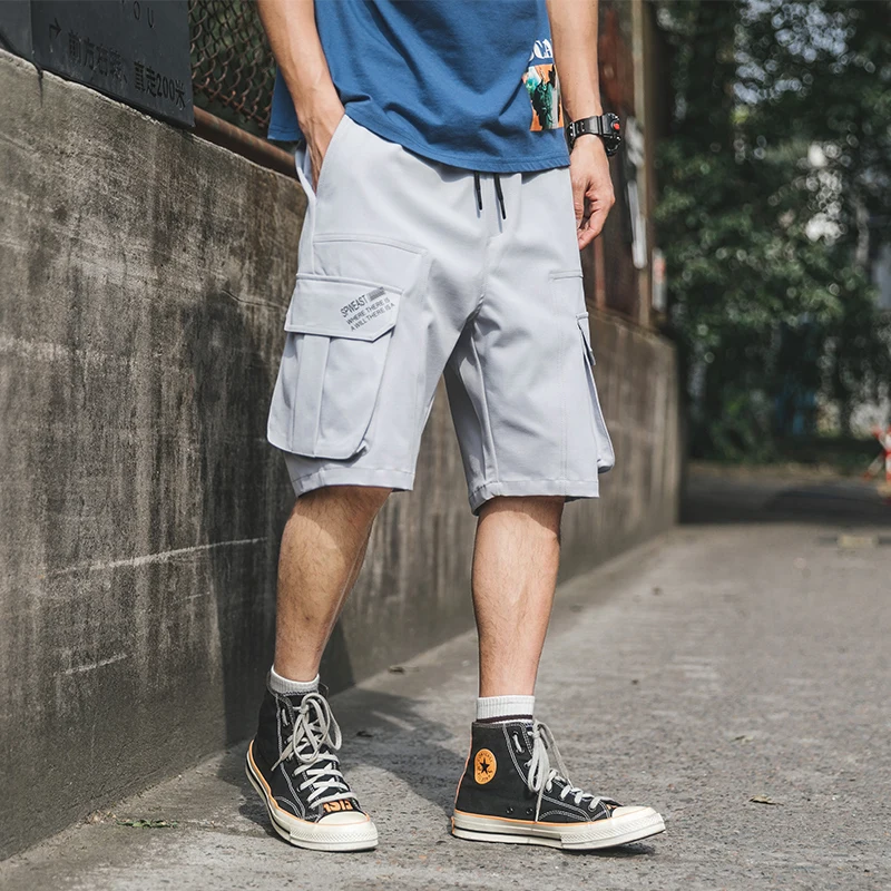 Мужские шорты спортивные хип-хоп Уличная летняя Военная хлопковая мужские бермуды m-xxxl Карго повседневные белые шорты для мужчин