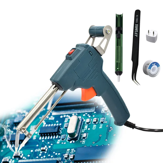 Practical 220V 60W Soldering Iron Set Welding Solder Pencil Gun Tool EU Plug BWP Practical 220V 60W Soldering Iron Set Welding Solder Pencil Gun Tool EU Plug BWP