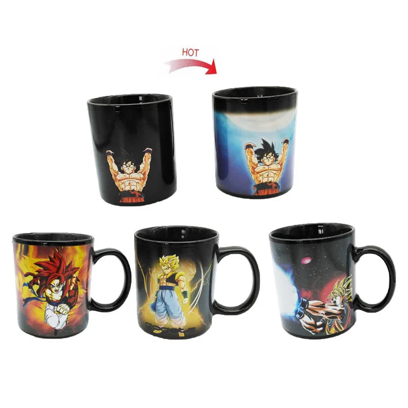 Dragon Ball Z cup Taza SON Goku кружка сенсорная Волшебная меняющая цвет чашка Супер Saiyan Caneca Хэллоуин и Рождественский подарок