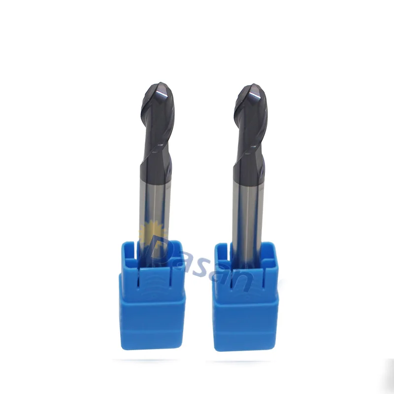 5Pcs 2mm Solid Carbide Long neck 10mm Square Nose End Mill Set for CNC Machine