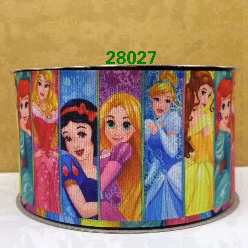 28027 50 ярдов на размер, лента с рисунком из мультфильма, корсажная лента 28115 - Цвет: 28027