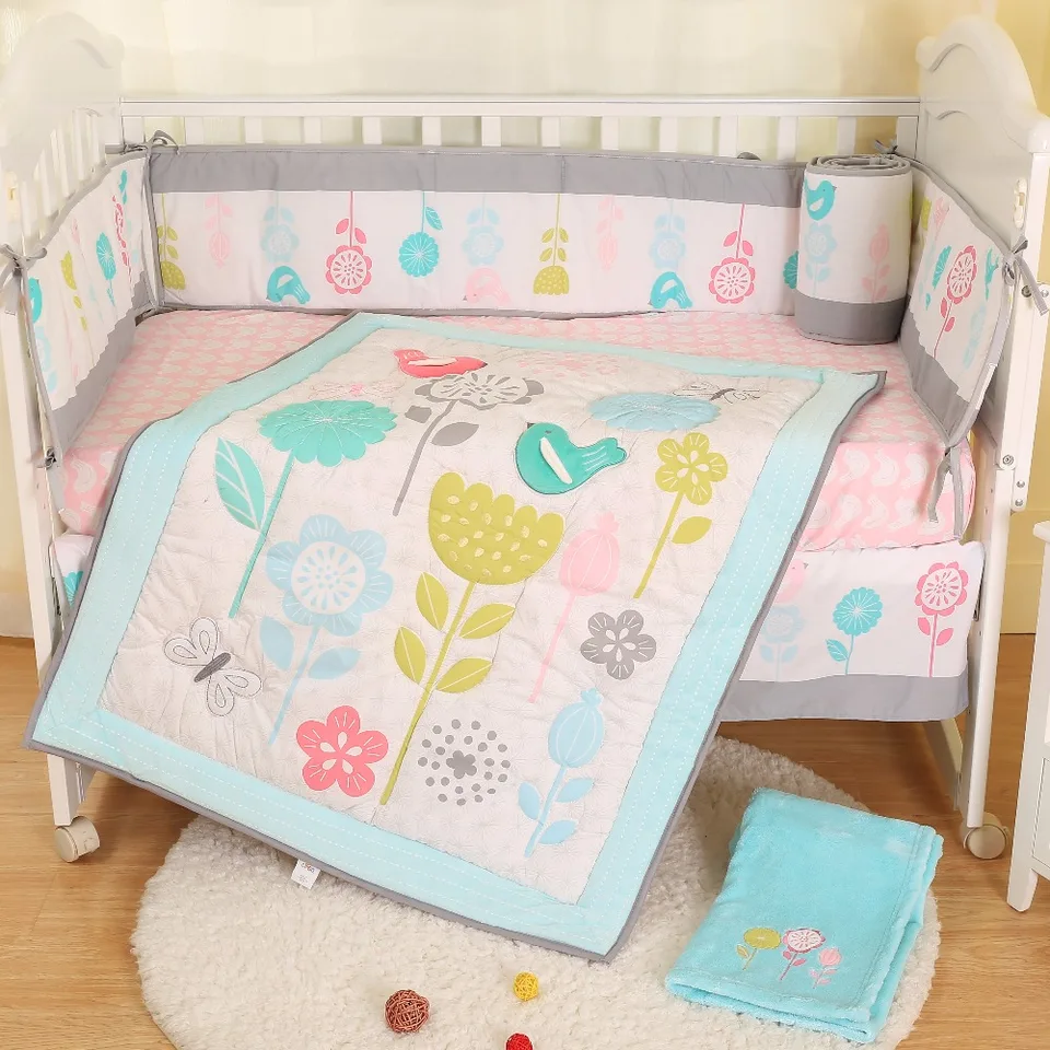 cherry blossom baby bedding
