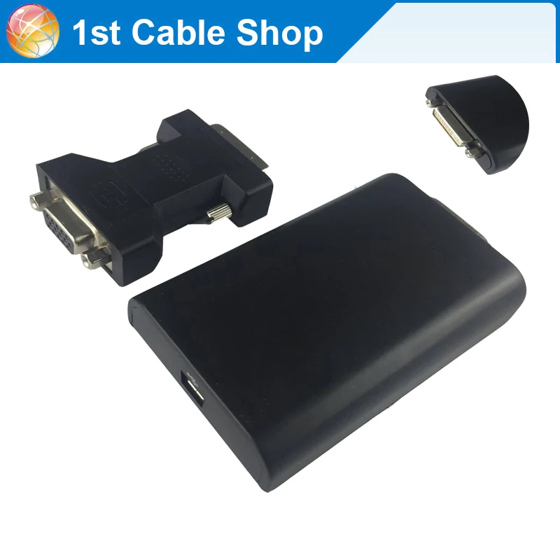 

Displaylink Chipset USB 2.0 to VGA DVI Multi-Display Adapter converter for laptop PC up to 1280X1024 supported