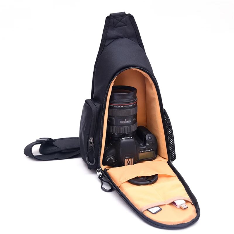 Bolsa de Ombro Case para Canon Câmera Mochila Mensageiro Bolsa Peito Eos 1500d 200d 70d 1300d 1200d 80d 800d 650d Fr-750d 700d - Image 3
