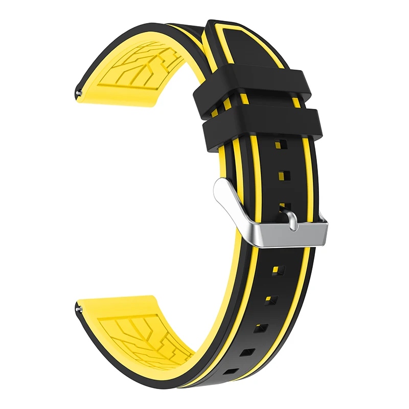22MM Watch Band New Fashion Replacement Band Strap Sport Wrist Silicone Band For Samsung Galaxy Watch Gear S3 Strap