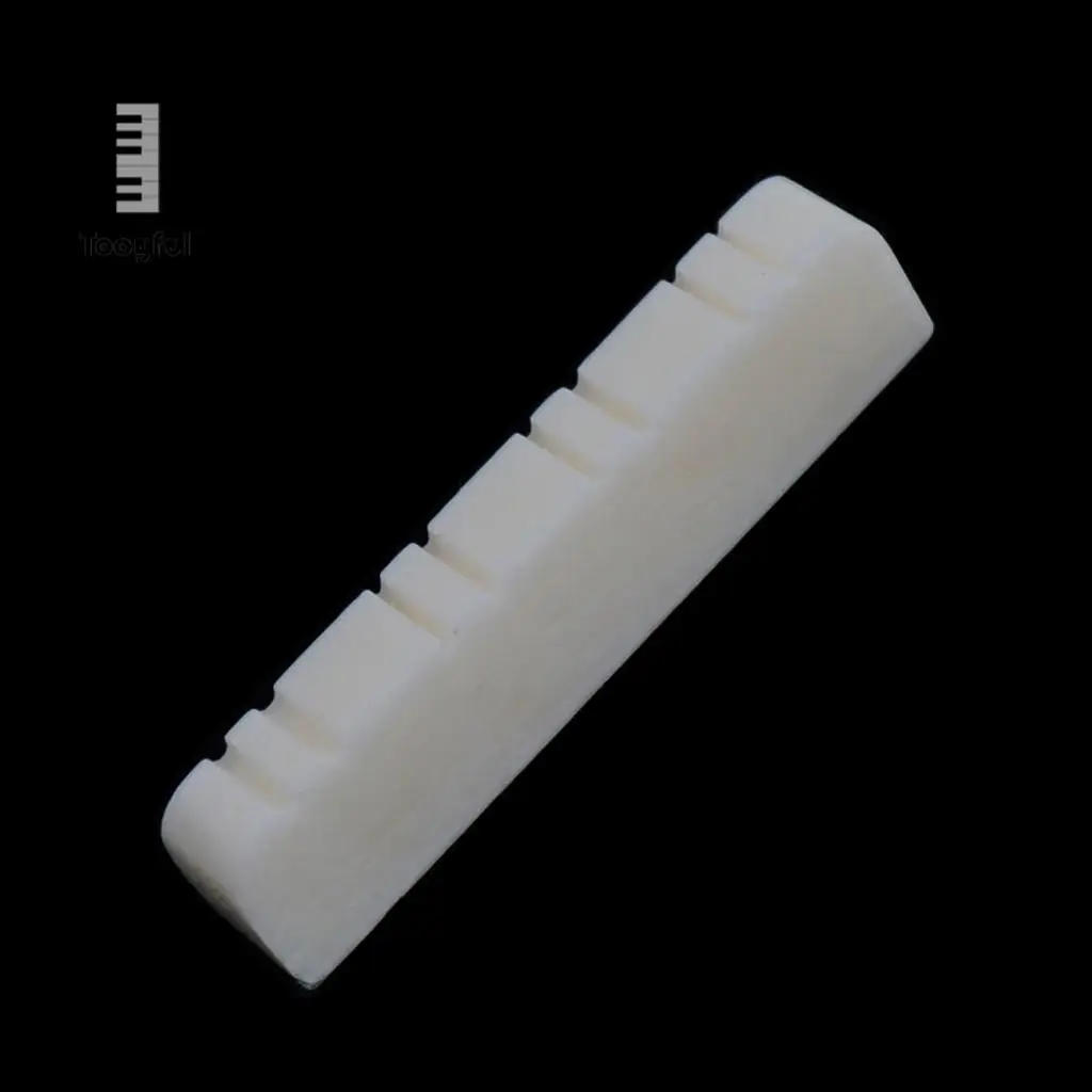 Tooyful 1pc Bone Mandolin Nut Blank for DIY Mandolin Parts 28x5x7mm