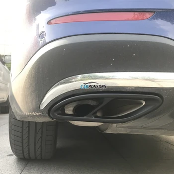 

For Mercedes Benz C GLC E Class W205 W212 W213 X253 Stainless Steel Exhaust Pipe Cover Trim Chromium Car Styling