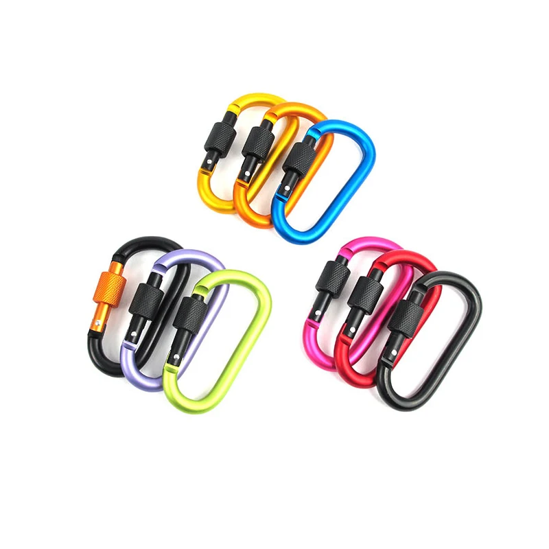 Aluminium  D Shape Climbing Carabiner
