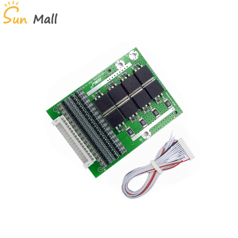 6 S 16 50A 24V 36V 48V 60V полимерная/литиевая батарея Защитная плата BMSboard тот же порт