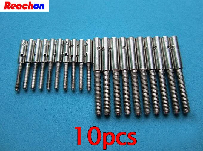 10PCS M2/M3 Steel Wire Connector Rod End 2/3mm Steel Rod Connector