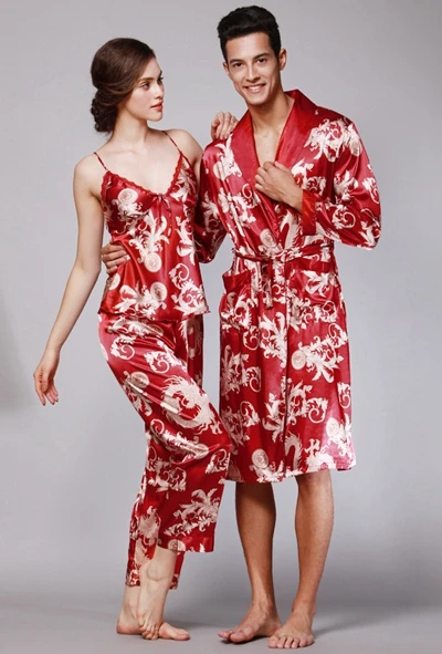 Men New Arrival Robe Chinese Style Kimono Hand Made Painted Kaftan Robe ...
