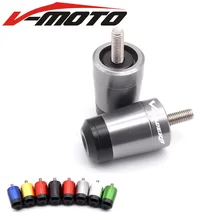 Для Honda xl1000v Varadero CNC алюминиевые аксессуары для мотоциклов 7/8 ''22 мм рукоятки «Грипсы» крышки бара концевые заглушки