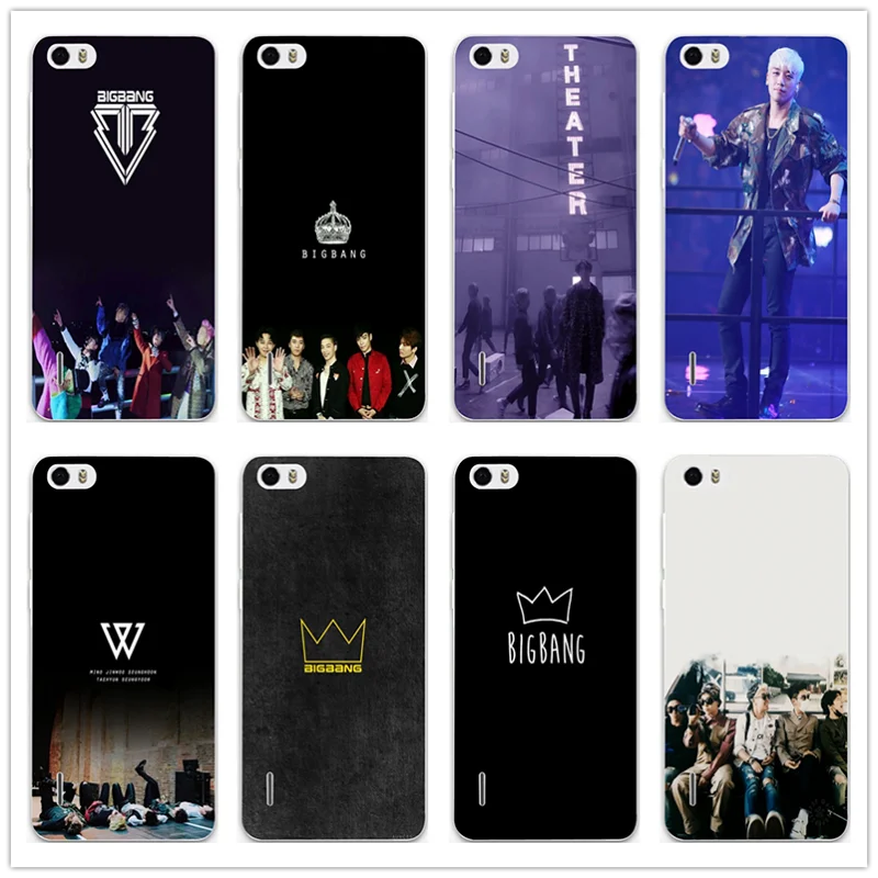 

For Huawei P8 P9 P10 P20 Mate 10 Pro Y5 Y6 II Y7 Honor 6X 7X 9 Lite Soft Silicone TPU Mobile Phone Cases Kpop Bigbang Vip Logo