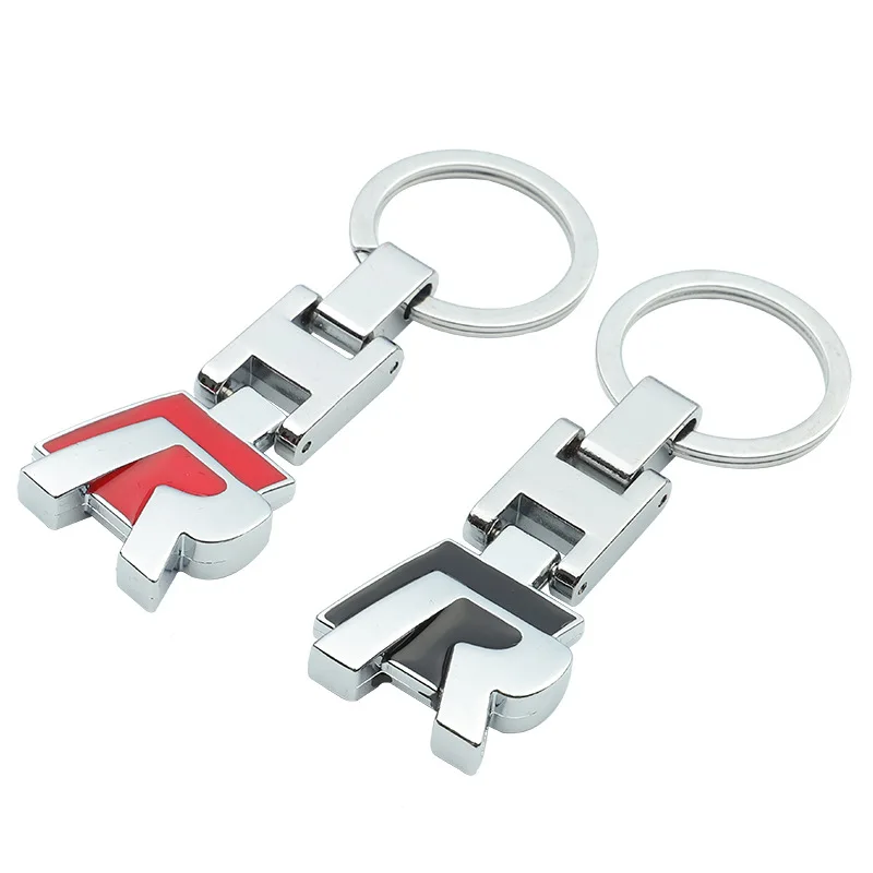 

Liste&Luke 2019 New Metal For Volkswagen Audi R Letter Logo Keychain Turbo Speed Keyring Keyfob Lanyards Auto Accessories