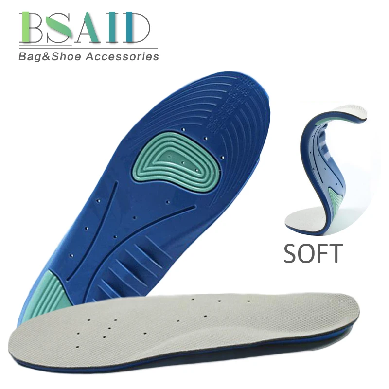 BSAID Silicone Insoles For Shoes Soft Breathable Shoe Insole Unisex
