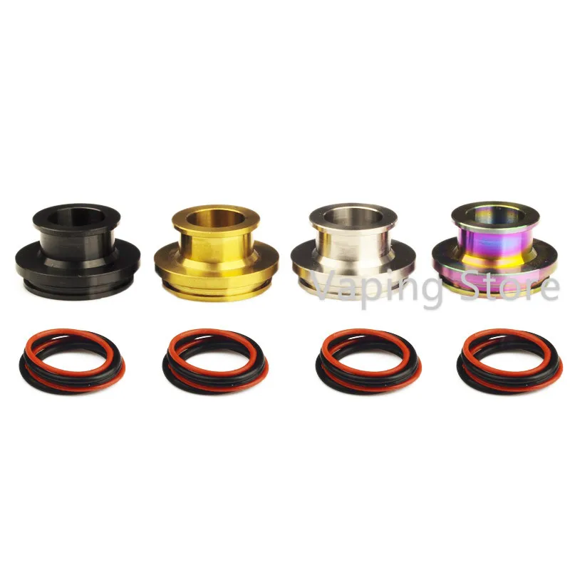 

22mm Metal Drip Tip Cupcake Wide Bore Top Chuff Cap For 22mm RDA Atomizer Tanks