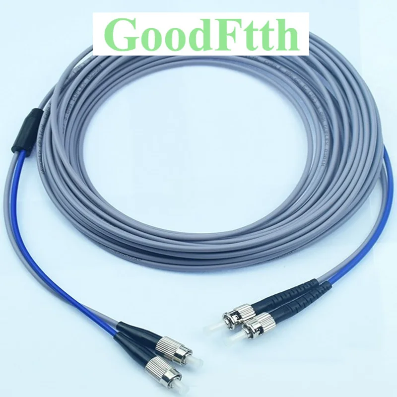 

Armoured armored Patch Cord FC-ST ST-FC Multimode 50/125 OM2 Duplex GoodFtth 100-500m