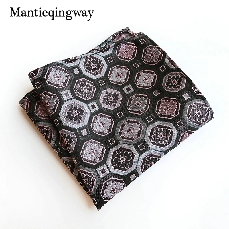 Mantieqingway 25 см карман квадратный Для Свадебное торжество деловая встреча костюмы мужские носовые платки Ханки полиэстер полотенце для
