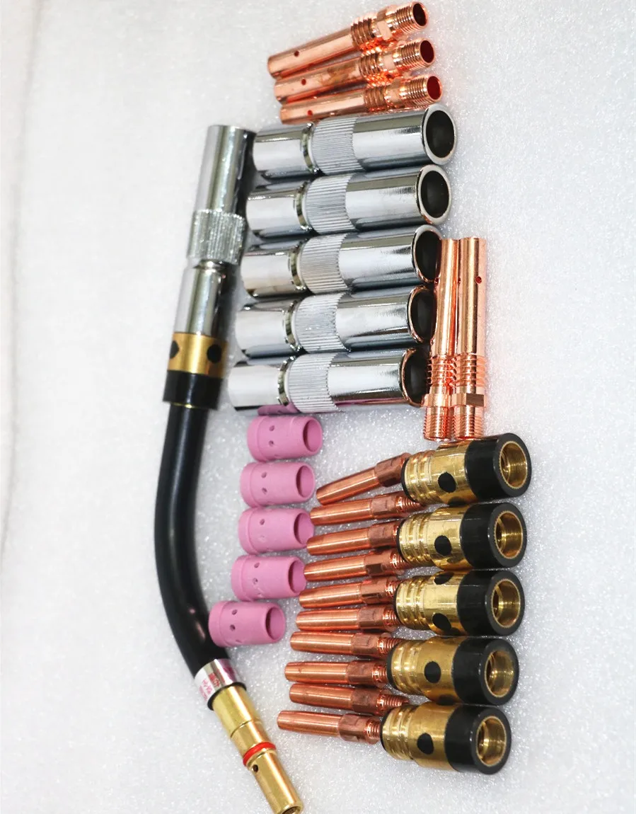 CO2 Mig Mag welding torch Panasonic KR350A swan neck contact tip holder